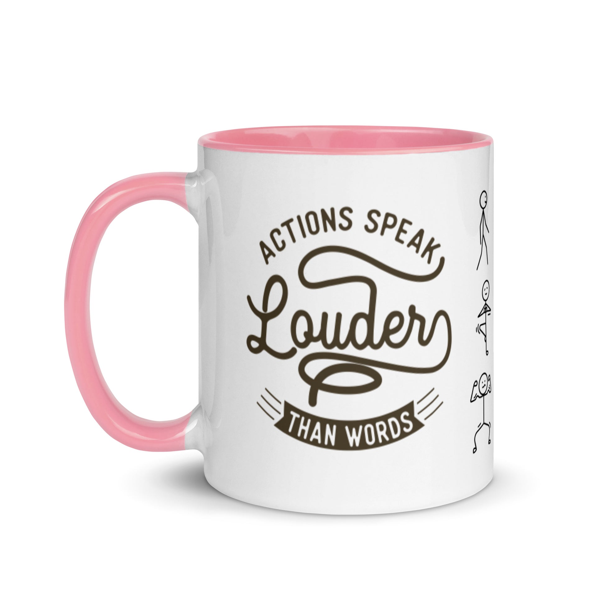 Mug Actions Speak Louder Than Words - Pixellly 