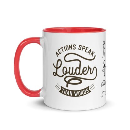 Mug Actions Speak Louder Than Words - Pixellly 